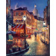 Картина за номерами ідейка «Прогулянка по вечірньому Парижу» 40x50 см (КНО2116)