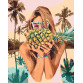 Картина за номерами ідейка «Соковитий ананас» 40x50 см (КНО4629)