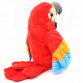 Мягкая интерактивная игрушка-повторюшка A-Toys Попугай, красный, 21 см (М1463/С62901)