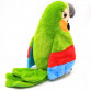 М'яка інтерактивна іграшка-Повторюшка A-Toys Папуга, зелений, 21 см (М1463/С62901)