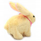 М'яка іграшка інтерактивна музичний кролик бежевий, вуха світяться 20х10х20 см (M142)