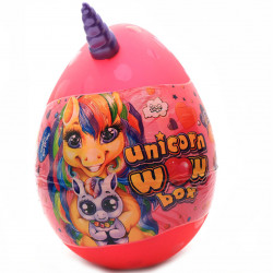 Игровой набор «Unicorn WOW Box» Яйцо единорога, розовое, 25х35 см, русский язык (UWB-01-01)