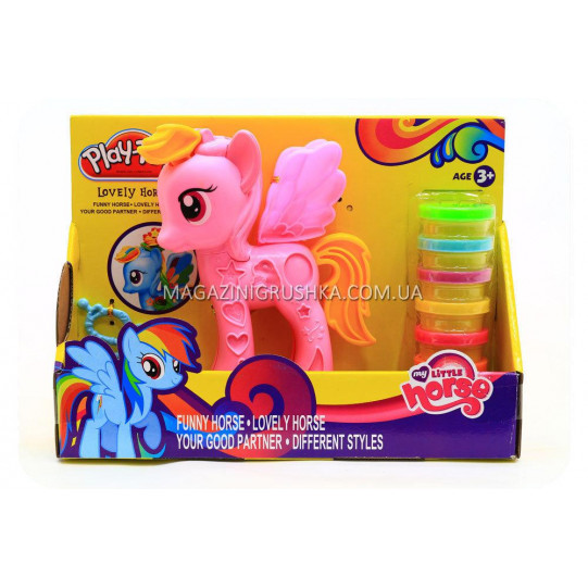Тісто для ліплення Play-Toy набір «My Little Pony» Рожевий SM8001