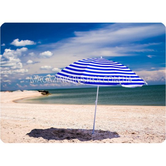 Зонт пляжный (диаметр - 2.4 м) - синий