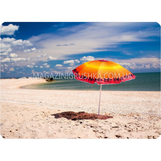 Зонт пляжный (диаметр - 2.0 м) - оранжевый