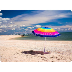 Зонт пляжный (диаметр - 2.0 м) - радуга