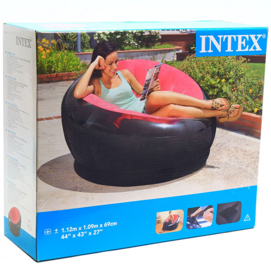 Надувное кресло Intex Розовый (68582)