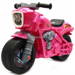 Детский Мотоцикл толокар Орион Розовый 504. Популярный транспорт для детей от 2х лет