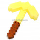 Іграшка зброю кірка Minecraft (Майнкрафт) Жовтий JL 15013