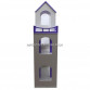 Игрушечный кукольный деревянный домик Илона Фиолетово-белый (большой). Обустройте домик для кукол