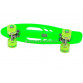 Пенні борд (скейт) Зелений з безшумними колесами SC 180407