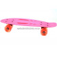 Пенні борд (скейт) Рожевий з безшумними колесами SC 180407