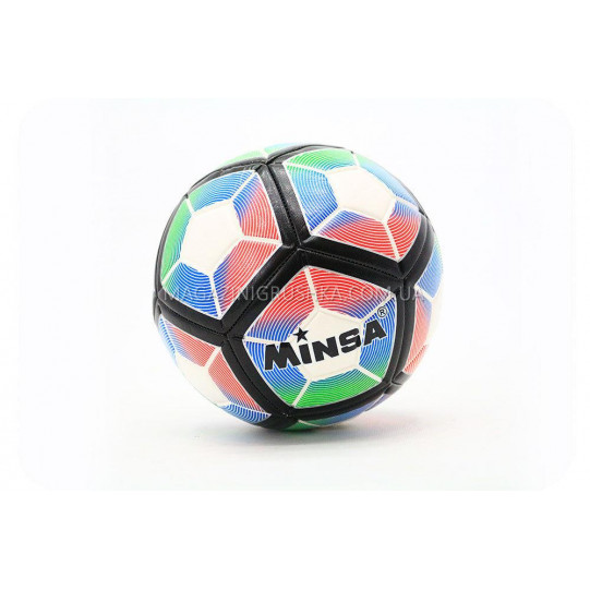Футбольний м'яч Minsa класичний Вид 4