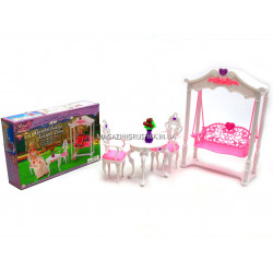 Детская игрушечная мебель Глория Gloria для кукол Барби Для террасы 2619. Обустройте кукольный домик