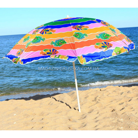 Зонт пляжный №2 (диаметр - 2.4 м) МН-0041