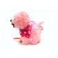 Интерактивная мягкая игрушка «Музыкальный розовый пудель на поводке» №2 арт.4770