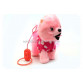 Интерактивная мягкая игрушка «Музыкальный розовый пудель на поводке» №2 арт.4770
