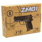 Игрушечный пистолет ZM01 с пульками . Детское оружие с металлическим корпусом с дальностью стрельбы 15-20 м
