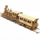 Дерев'яний механічний конструктор Wood Trick поезд.Техніка збірки - 3d пазл