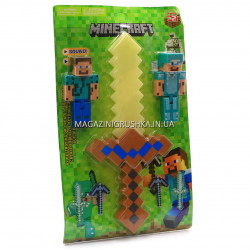 Набор фигурок «Minecraft» (Майнкрафт, 7 предметов), №2 27х3х45 см (JL 18334-2)
