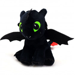 Мягкая игрушка KinderToys «Как приручить дракона?». Любимая игрушка Дракоша Беззубик (00688-1)