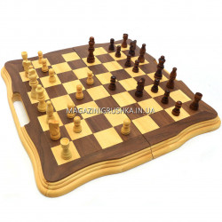 Настольная игра деревянные шахматы с магнитом D5