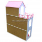 Игрушечный кукольный деревянный домик Макси с лестницей. Обустройте домик для кукол