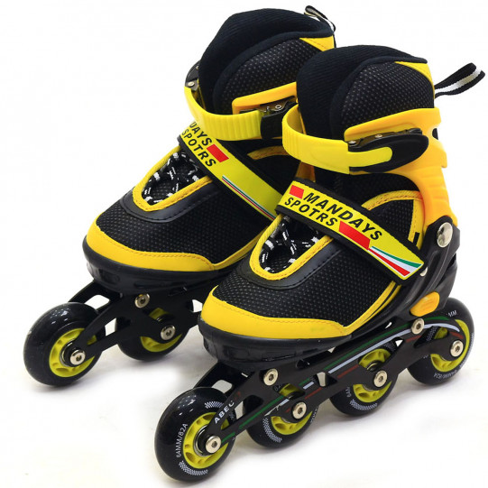 Ролики детские Best roller размер 31-34, алюминиевое шасси, колёса ПУ (9001)