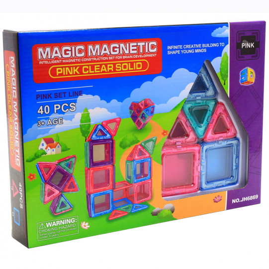 Магнитный конструктор Magic Magnetic 40 деталей (JH6869)