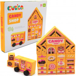 Деревянная игрушка Cubika Candy shop кондитерская LDK1 (15115)