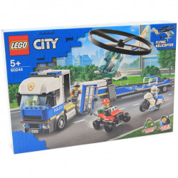 Конструктор LEGO City Police (Лего) Поліцейський вертолітний транспорт, 317 деталей (60244)
