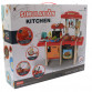 Набор игровой «Кухня» игрушечная, 45 элементов, световые и звуковые эффекты, вода, пар, 78х28х70 см (MJL-713/713)