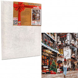 Картина за номерами ідейка «Гуляючи новорічними вуличками» 50x40 см (КНО3582)