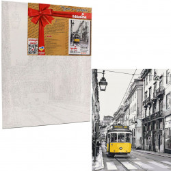 Картина за номерами ідейка «Жовтий трамвайчик» 50x40 см (КНО2187)