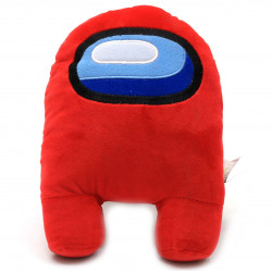 Мягкая игрушка «Космонавт Among Us» Амонг Ас, красный, 15х12х23 см (00006-02)