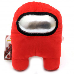 М'яка іграшка «Космонавт Among Us» Амонг Ас, червоний, 15х12х23 см (00006-03)