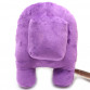 Мягкая игрушка «Космонавт Among Us» Амонг Ас, фиолетовый, 15х12х23 см (00006-03)