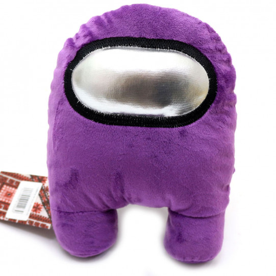 М'яка іграшка «Космонавт Among Us» Амонг Ас, фіолетовий, 15х12х23 см (00006-03)
