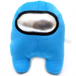 М'яка іграшка «Космонавт Among Us» Амонг Ас, Блакитний, 15х12х23 см (00006-03)
