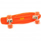 Пенни борд (скейт) со светящимися колесами. Бесшумный Penny Board Оранжевый (1996208152)