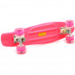 Пенни борд (скейт) со светящимися колесами. Бесшумный Penny Board Розовый (1995072726)