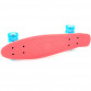 Пенні борд (скейт) з світяться колесами. Безшумний Penny Board Рожевий (566713973)
