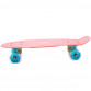 Пенні борд (скейт) з світяться колесами. Безшумний Penny Board Рожевий (566713973)