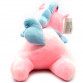 М'яка іграшка «Поні-єдиноріг», рожевий, хутро штучний, 60х25х20 см (BL0917)