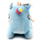 М'яка іграшка «Поні-єдиноріг», блакитний, хутро штучний, 60х25х20 см (BL0917)