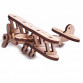 Деревянный конструктор Wood Trick Вудик самолет мини, 20 деталей. Техника сборки - 3d пазл