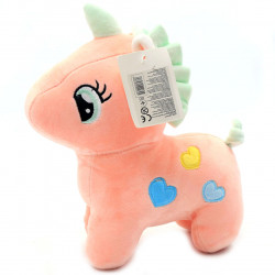 Мягкая игрушка «Пони» - единорог (световые эффекты) розовый 25х9х20 см (M064)