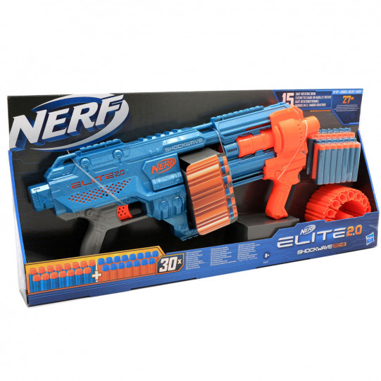 Зброя іграшкове Hasbro Nerf бластер Elite 2.0 Шоквейв (E9527)