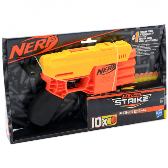 Зброя іграшкове Hasbro Nerf Alpha Strike Фанг QS-4 (E6973)