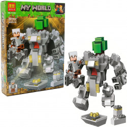Конструктор Bela майнкрафт «My world» - Робот Титан, 221 деталей (11135)